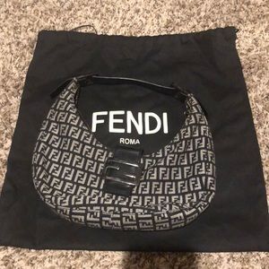 Fendi half moon hobo bag